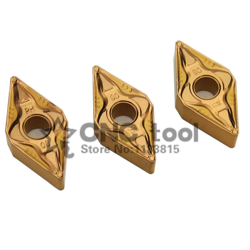 10Pcs insert DNMG150608-PM CNC Lathe Tools Carbide Insert wood turning Double-sided Turning Insert DNMG For steel