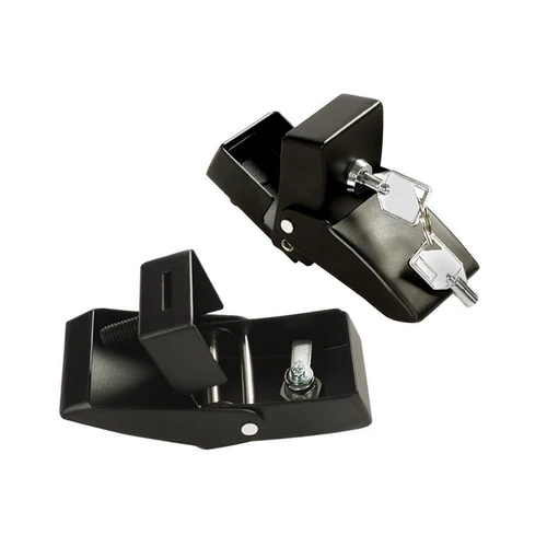 Imagen 2 del producto Montaje de bloqueo de capó duro de acero inoxidable, Kit de captura de capó negro para Jeep Wrangler JK y Unlimited, 2007-2018, accesorios de coche