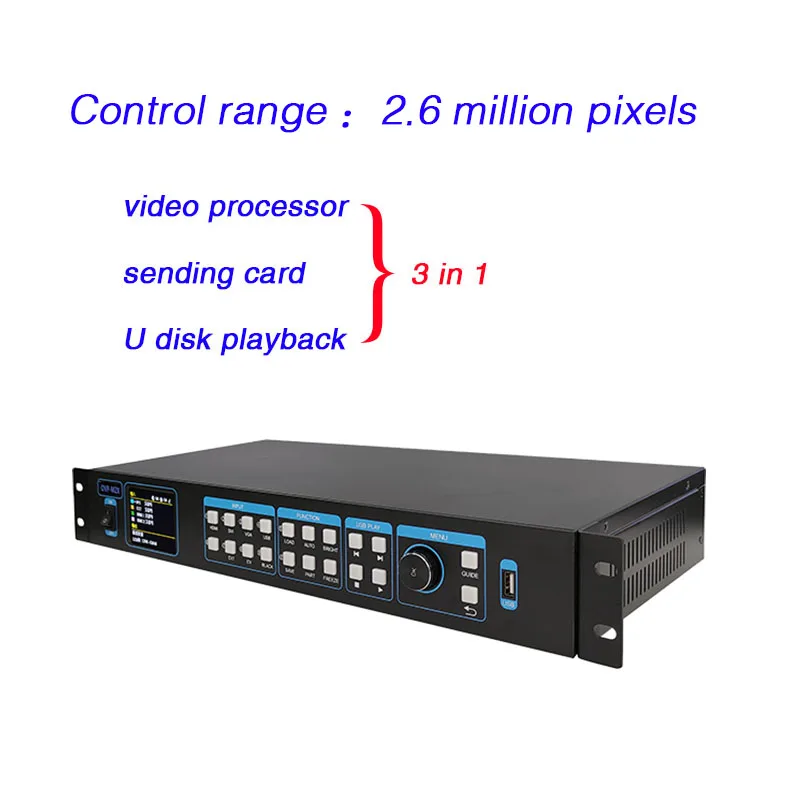 ONBON OVP-M2X LED Display Video Controller 2,6 Millionen Pixel 4 Ethernet Ports Ausgang
