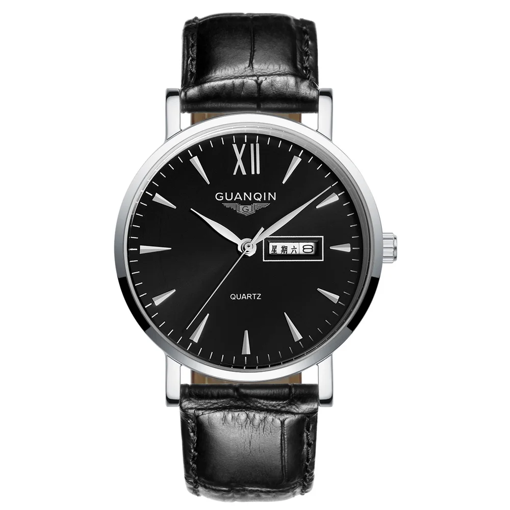 

2021 Guanqin GS19033 Business wristwatch men's watch famous brand classic fashion quartz watch men's clock hours houdiji men