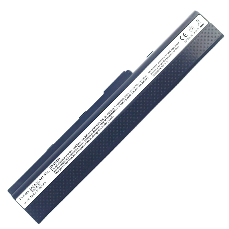 High-Quality 6600mAh Laptop Battery For ASUS X42J A52J K52J A32-K52 K42J A42J K42D A31-B53 K52L681 A42-K52 A41-K52 A32-K52