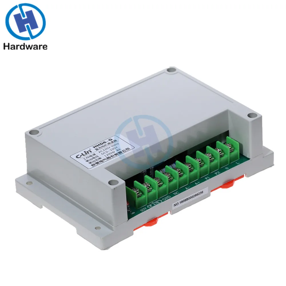 HHD6-G PWM Motor Speed Controller Input AC220V Output DC 0-220V 1200W -10~+65C Adjustable Electrical Supplies 145*90*41mm