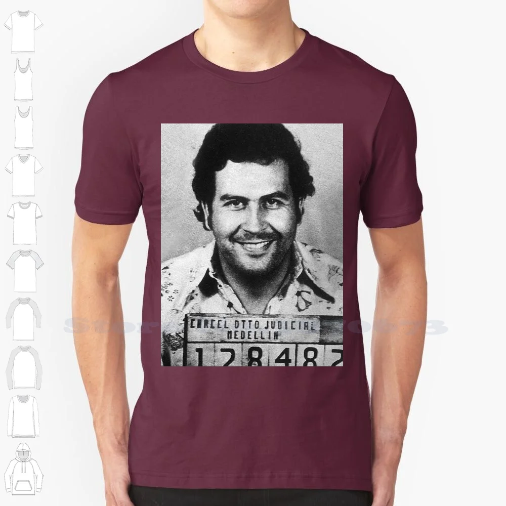 Pablo Escobar 100% Cotton T-Shirt Original Series Drama Colombia Wagner Moura Comedy Streaming Movies Online Documentary