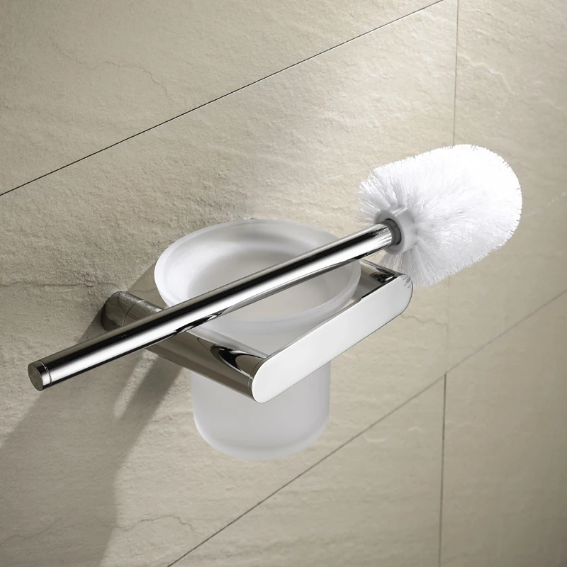Toilet Brush Holder Cleaning Brush for Toilet Wall Hanging Household Floor Cleaning Brush Hanger Bathroom Accessories image 3
