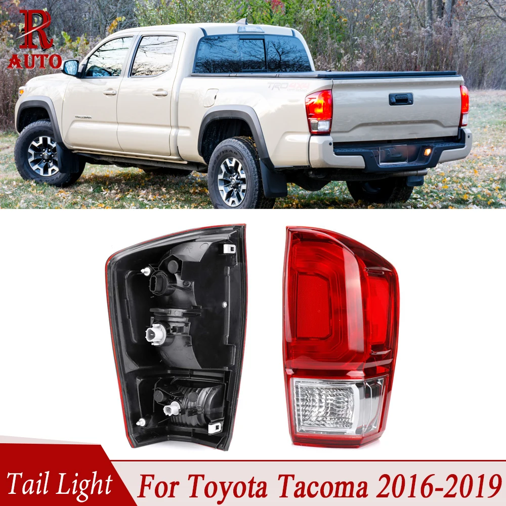 

R-AUTO Brake Light Car Light Assembly SR SR5 81550-04170 81560-04170 For Toyota Tacoma 2016 2017 2018 2019 Tail Light