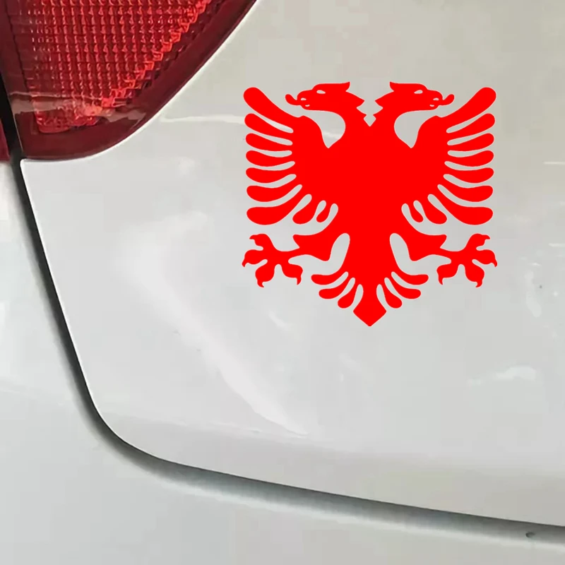 CK3256# Various Sizes Albanian Eagle Funny Car Sticker Vinyl Decal Waterproof Car Auto Stickers on Bummper Laptop Rear Window