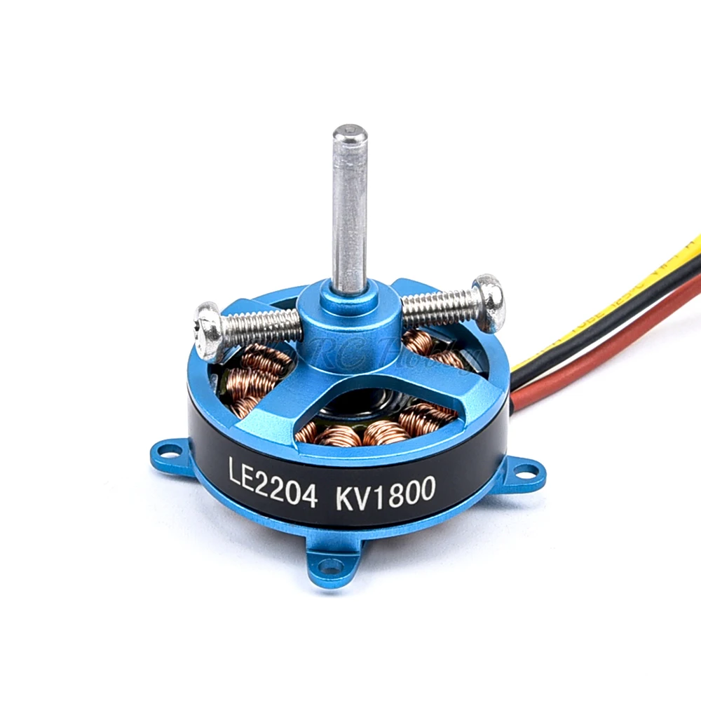 Hochwertiger L2204 2204 1800KV KV1800 Brushless-Motor, unterstützt 2-3s für KT F3P RC Flugzeuge mit festen Flügeln. – Detail 6