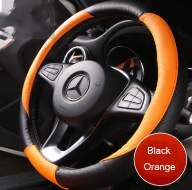 Steering wheel Cover auto products steering-wheel cover 37CM car accessories car styling sticker on cars autocovers led for car