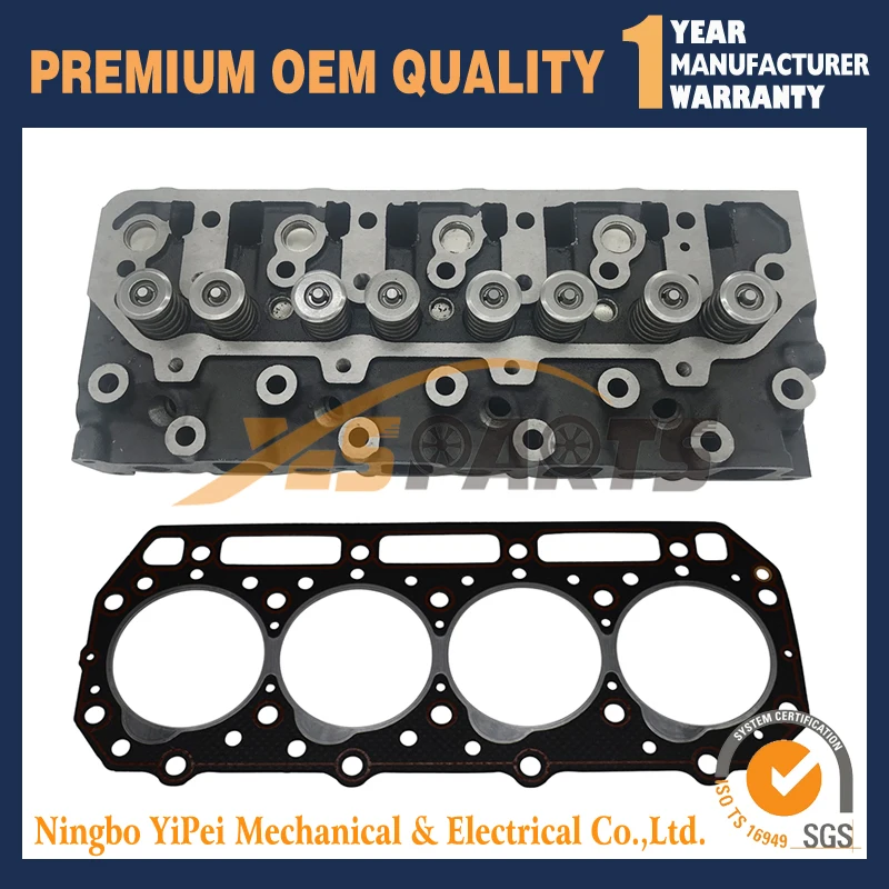 

New cylinder head for Cummins A2300 A2300T Head gasket with valves