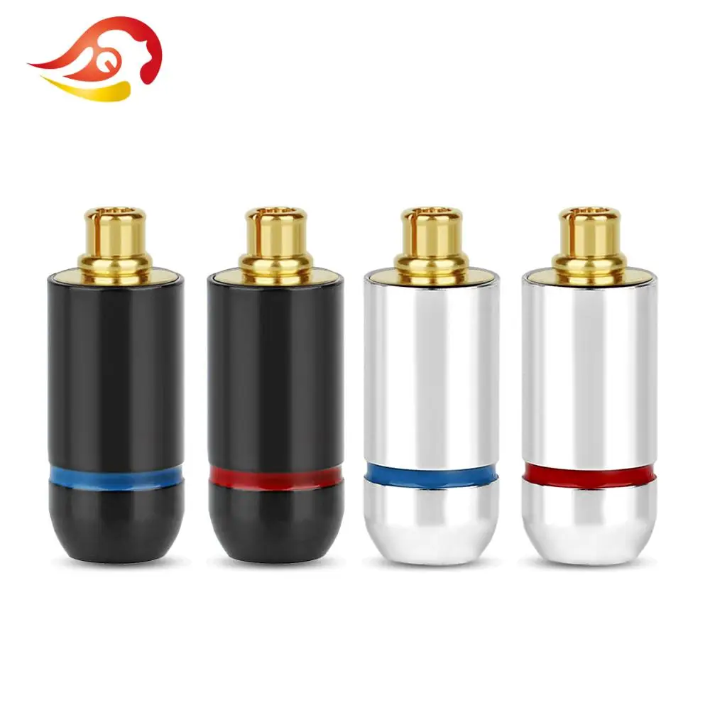 QYFANG Gold Plated Copper Plug Earphone Pin Metal Adapter Wire Connector Audio Jack For UE900 SE535 SE215 W10CX W20 W30 Headset