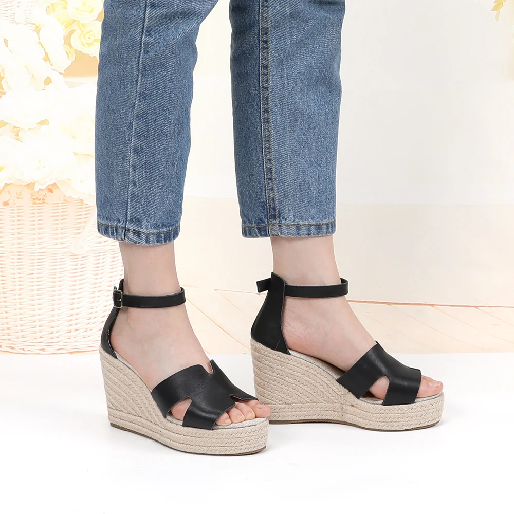 Sapatos Mulher Sapato Feminino Tienda Soludos Platform Wedges Sandals Shoes Heel For Dresses Heels Summer Sale Slip On Wedge