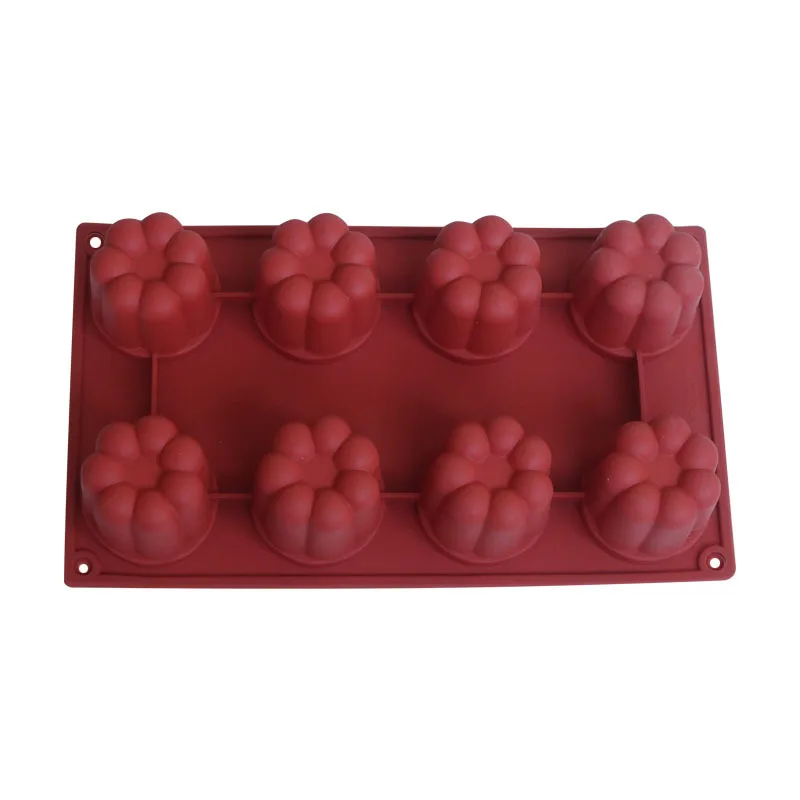 

New 8 Holes Silicone Baking Mold 3D Half Ball Sphere Mold Chocolate Cupcake Cake Mold DIY Muffin Bakeware kitchen Tools