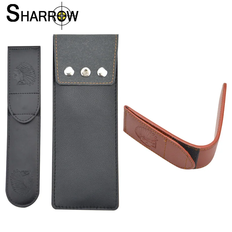 

1set Archery Bow Holder Waist Hook Hanging Accessories Genuine Leather for Recurve/Traditional Bow Universal Shooting Hunting