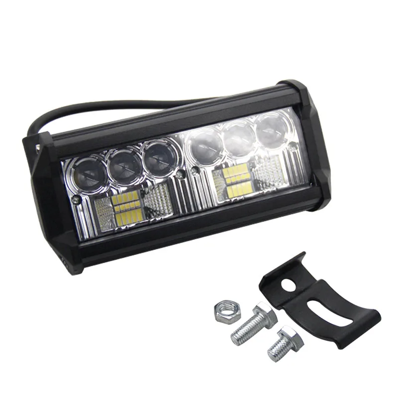 36W Led Work Light Bar Flood Spot Combo LED Pods Driving Light Yellow Lamp For Offroad SUV ATV Tractor JR-62