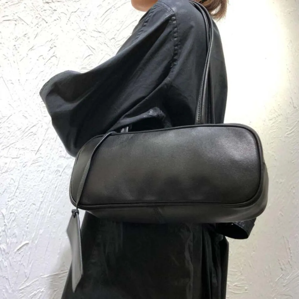 Fashion Real Skin Pillow Bag 100% Natural Leather Shoulder Purse Classic Women Cowhide Underarm Bag Purse Double Straps Handbag