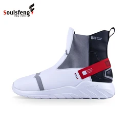 Soulsfeng Top Shoes Casual Sneaker Lace up Sports Boots Shoes for Indoor Outdoor