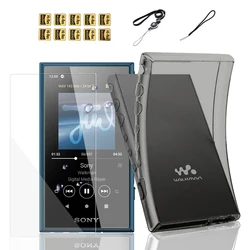 Dla Sony Walkman NW-A105 A105HN A106 A106HN A100 A100TPS miękka przezroczysta TPU skóra ochronna skrzynki pokrywa