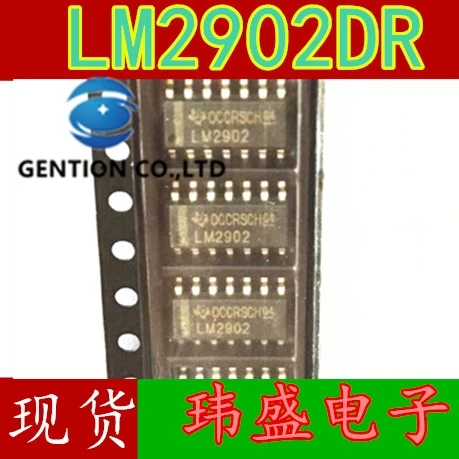 

50PCS LM2902 LM2902DR LM2902DT SOP-14 operational amplifier in stock 100% new and original