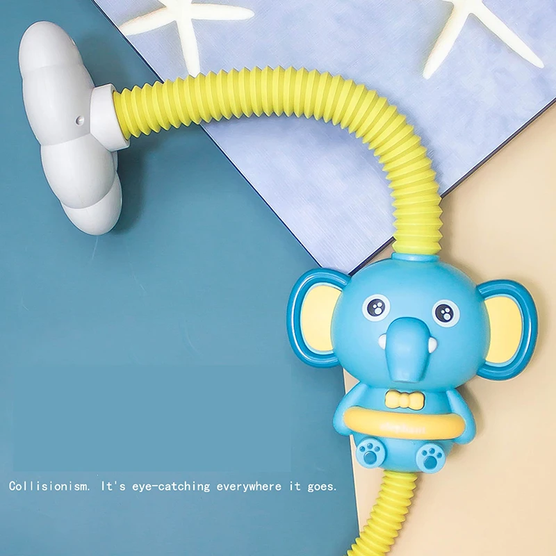 

Electric Elephant Water Spray Bath Toys For Kids Baby Bathroom Bathtub Faucet Shower Toys Strong Suction Cup Children Water Game