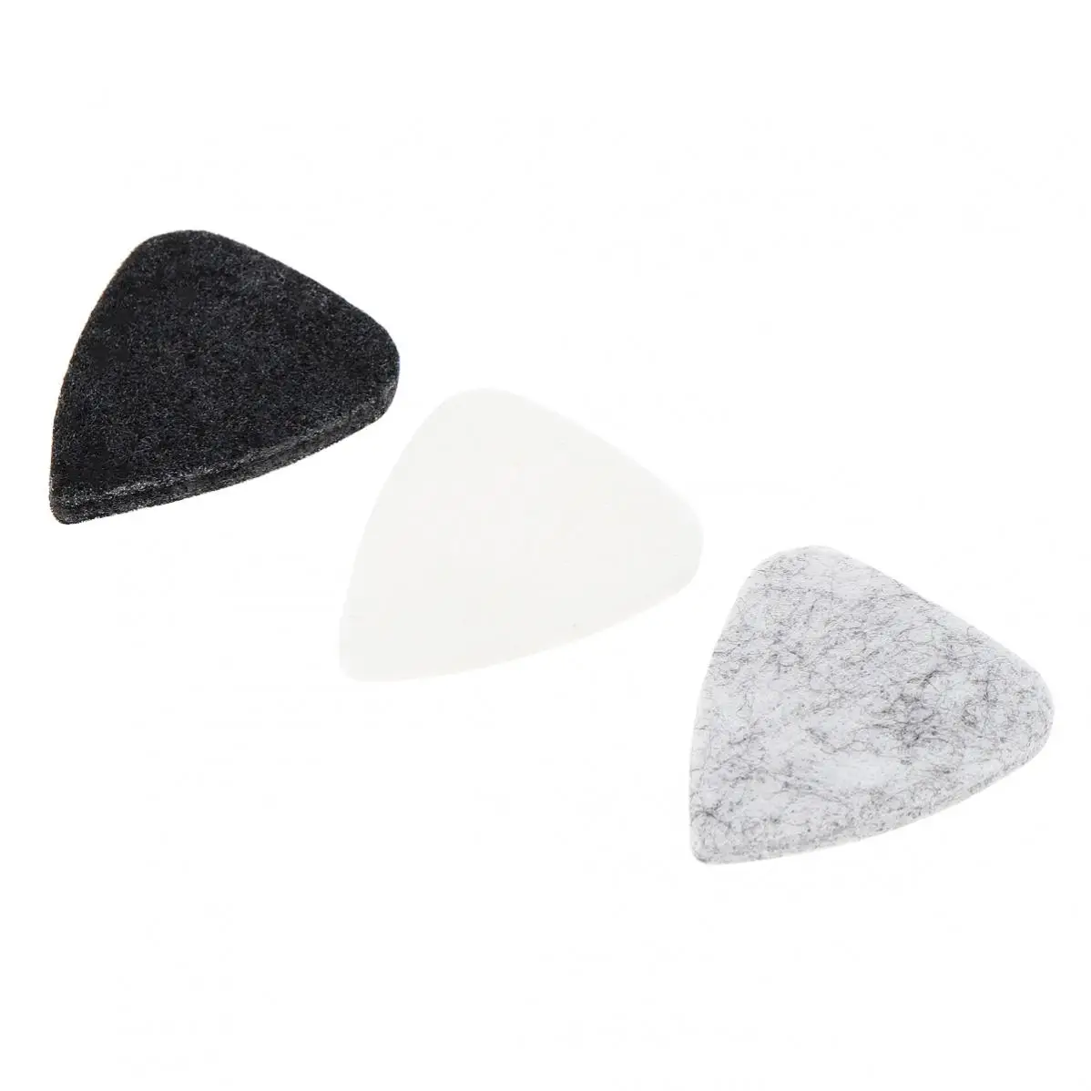 2 Piece 30mm x 25mm Soft Felt Ukulele Electric Guitar Pick Plectrum for Concert Soprano Tenor Ukulele 21 23 26