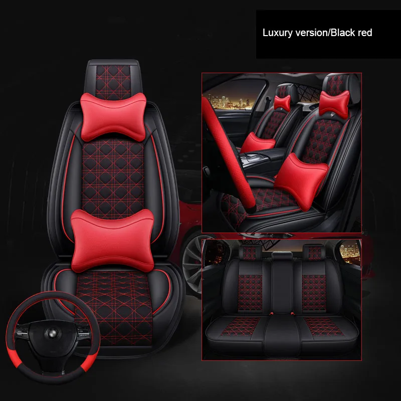 Universal car seat cover full set for Ford mondeo Focus 2 3 Fiesta mondeo Edge Explorer Taurus S-MAX car accessories car styling