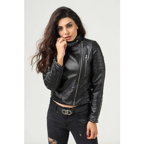 Artificial Leather Biker Jacket 100% Polyurethane