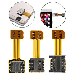 Para xiaomi huawei android universal tf híbrido sim slot adaptador de cartão sim duplo micro extensor nano acessórios do telefone móvel