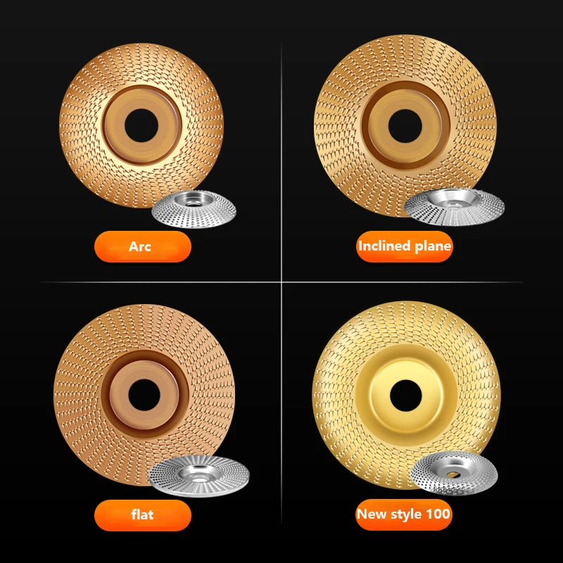 Wood Grinding Polishing Wheel Sanding Disc Rotary Disc Abrasive Disc Wood Carving Tools Angle Grinder Bit Esmeril Portable Tools