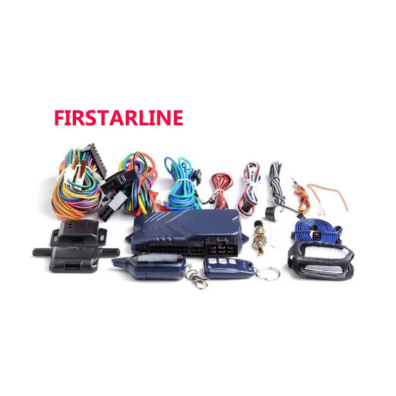 FIRSTARLINE Only For Russian Twage StarLine B9 2 Way Car Alarm System+ Engine Start LCD Remote Control Key keychain StarLine B 9