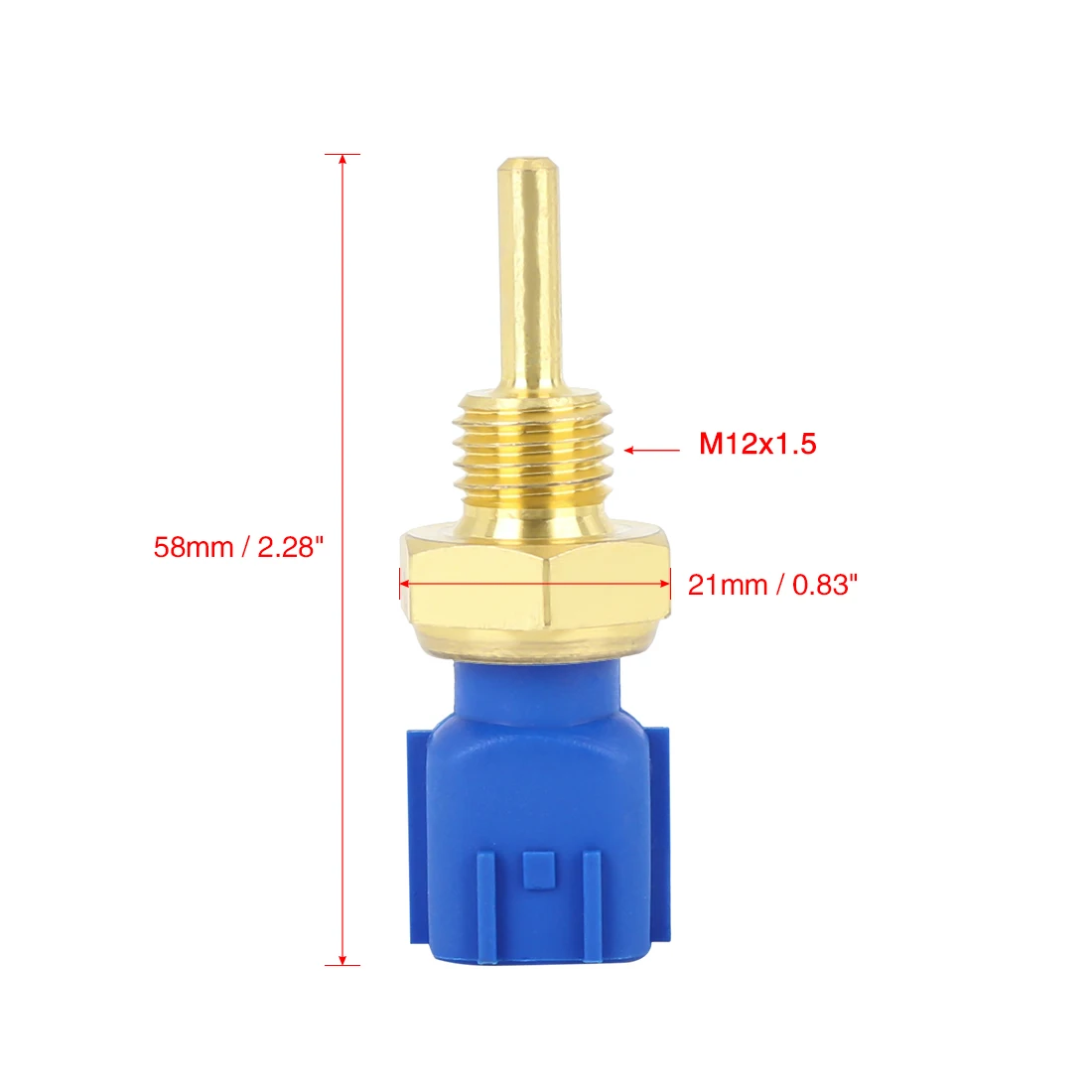 X Autohaux Car Coolant Water Temperature Sensor GEGT7610-348 for 1998-2004 Nissan Tsubame