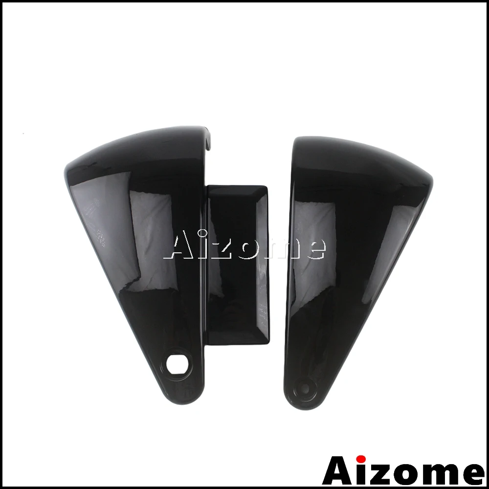 Black / Chrome Fairing Motorcycle Side Battery Plastic Cover For Kawasaki Vulcan 400 VN400 1995-2004 Vulcan 800 VN800 1995-2006