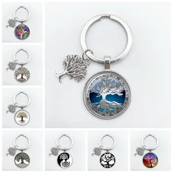 2020 FashionTree of Life KeyChain Vintage Handmade Art Key Chain Key Rings Party Gift Tree of Life Jewelry