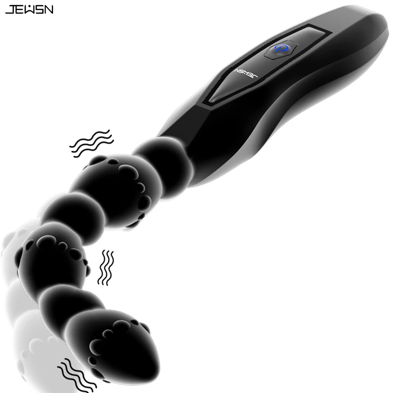 10 Speeds Jeusn Anal Vibration Beads Gay Vibrators Prostate Massager Butt Plug Vibrating Adults Anale Sex Toys for Men and Women