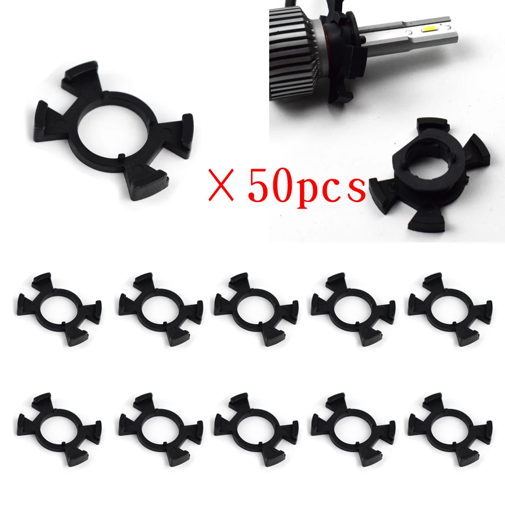 

50Pcs H1 Car LED Headlight Bulb Base Adapter Holder For Honda Odyssey Civic Accord Auto Lamp Headlamp Socket Retainer Clip D110