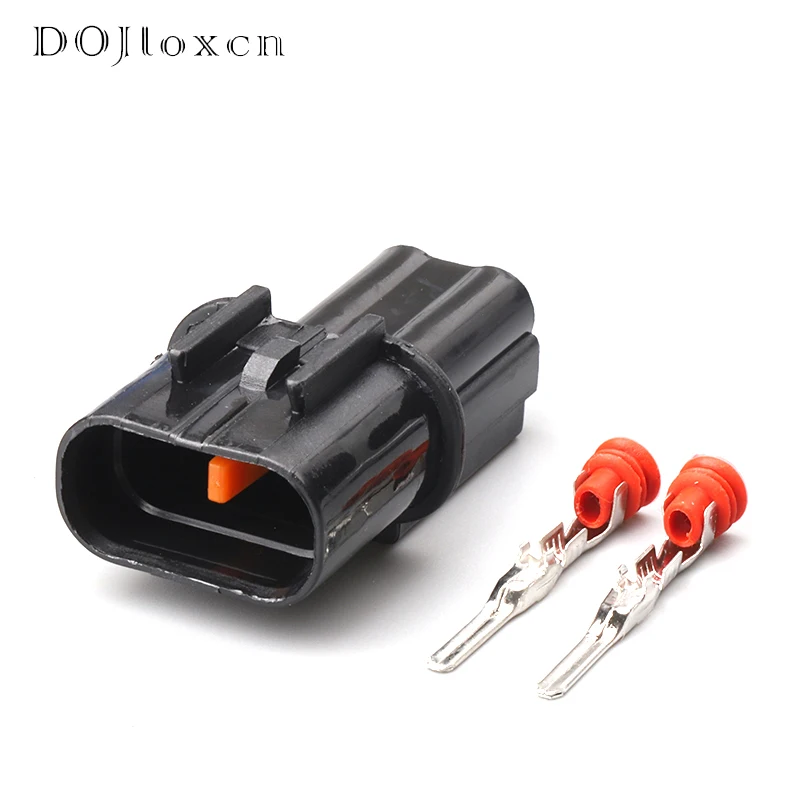 1/5/10/20/50/100 Sets 2 Pin Sensor Waterproof Plug Fog Lamp Automotive Male Female Connector For Mitsubishi Souast PB625-02027