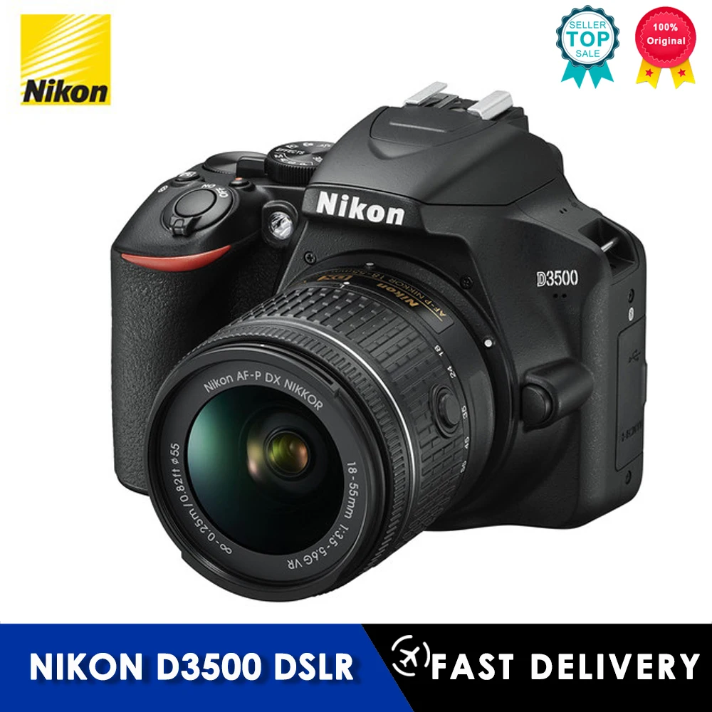 Nikon D3500 DSLR Camera with 18-55mm Lens