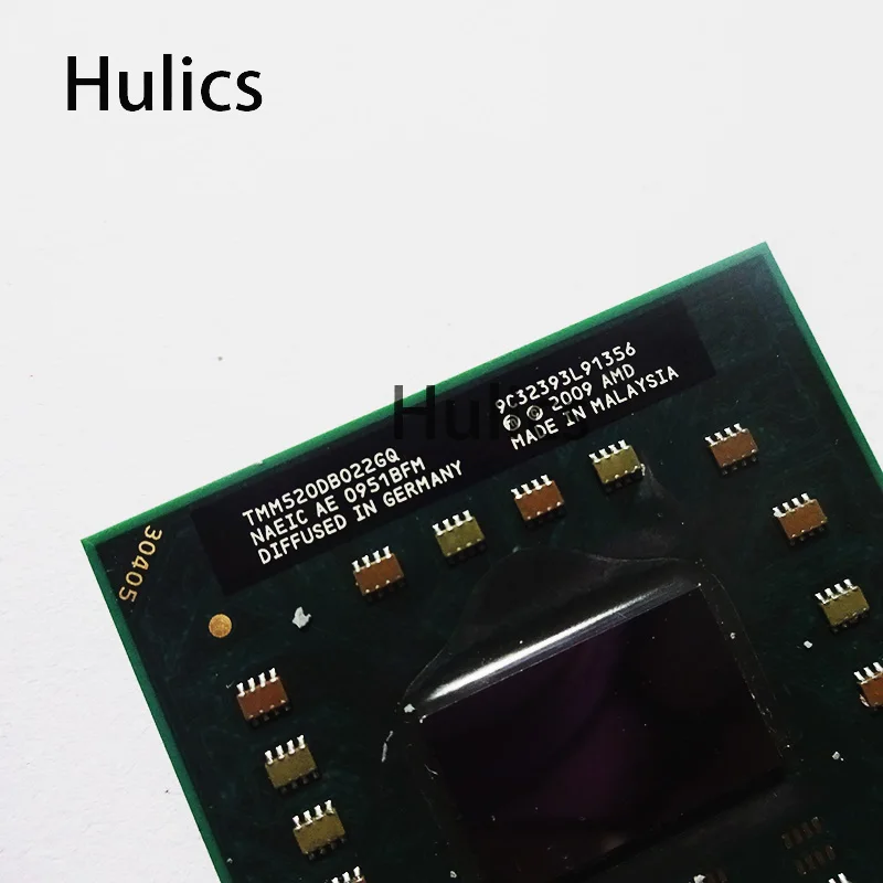 Hulics Used AMD Turion II Dual-Core Mobile M520 2.3 GHz  Dual-Thread 2009 CPU Processor TMM520DBO22GQ Socket S1