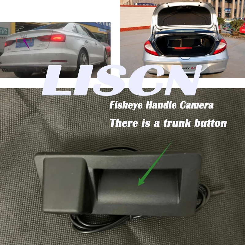 car rear View camera For Audi A6 C7 4G 2011 ~ 2020 hatchback Backup Trunk Handle Camera / Reversing camera