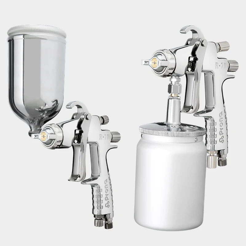 

Taiwan Prona Pneumatic Spray Gun R771 High Atomization Auto Furniture Paint Manual Spray Gun Upper Pot And Lower Pot