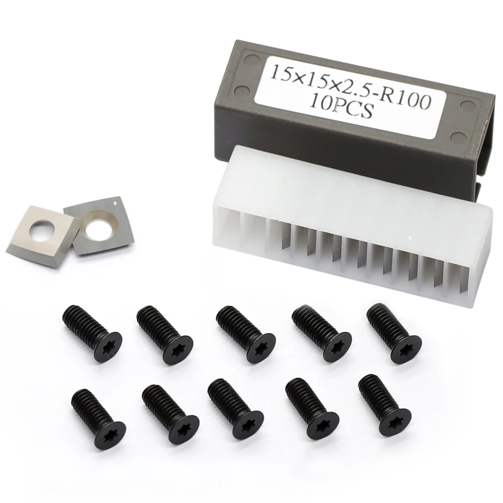 15×15×2.5mm Square Carbide Cutter Inserts 4\