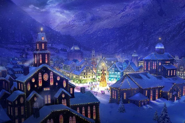 JMINE Div 5D Christmas village Country House Snow Xmas Full Diamond Painting kits art Landscape 3D paint by diamonds