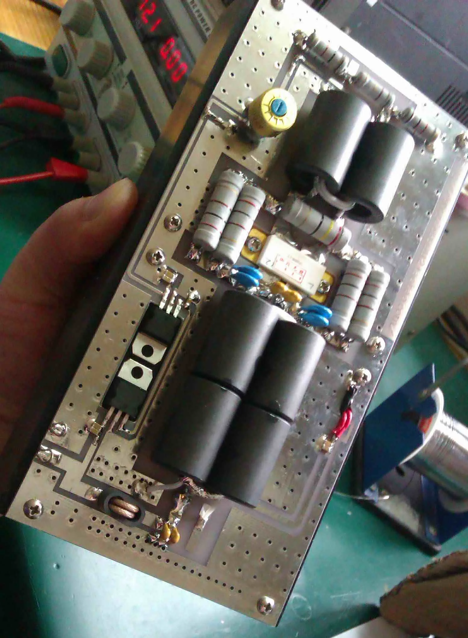 2MHz-40MHz HF Short Wave Outpu RF Power Amplifier for RF Ham Radio