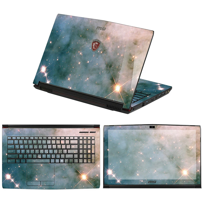Imagem -03 - Adesivos para Laptop para Msi Ge66 Gf66 Gl66 Gs66 Ge76 Gf76 Gf76 Gf76 Gs77 Gt77 Ge68 Ge78 Skins Pintados Personalizados para Filme Msi Ge75 Gf75
