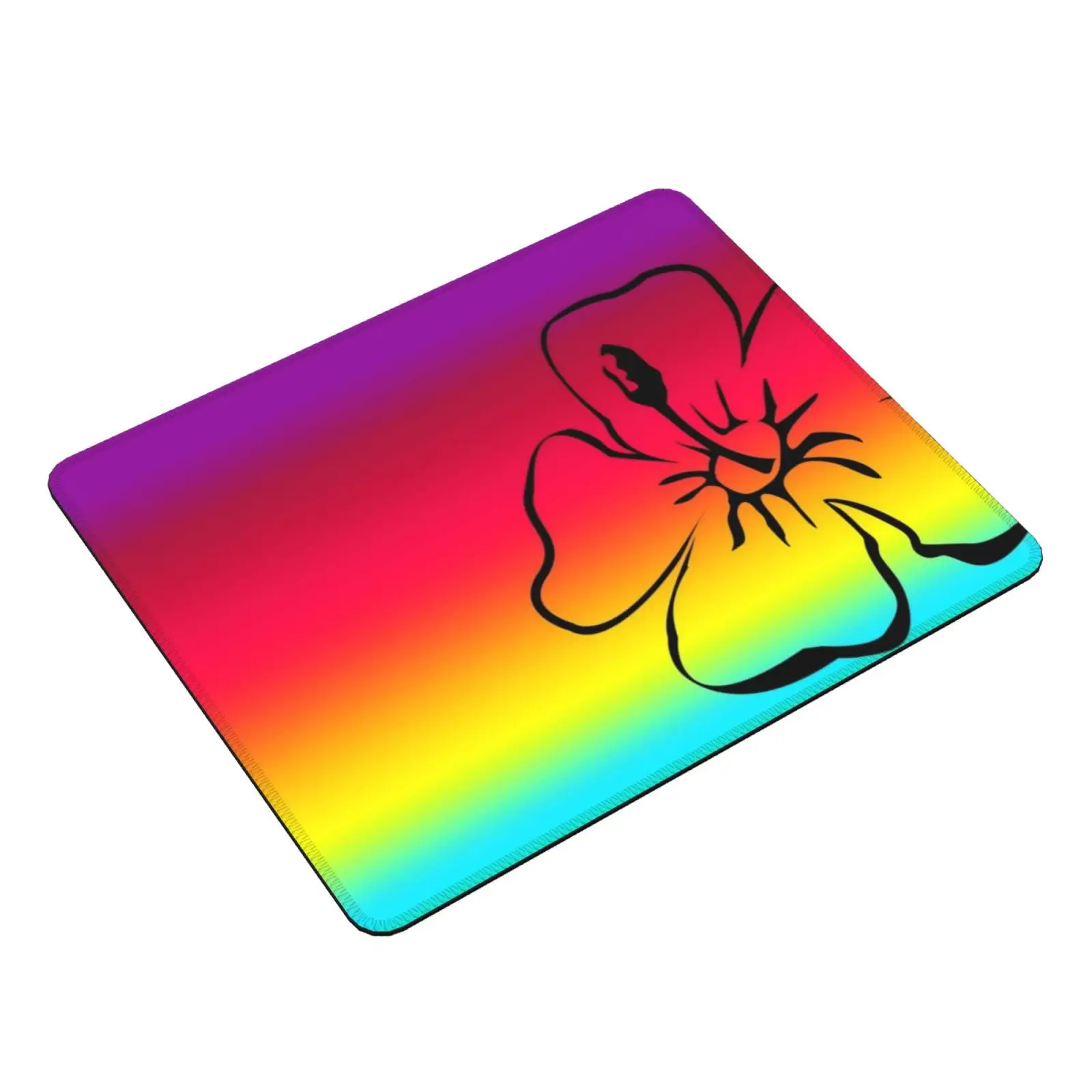 Tropical Sunset Hibiscus Flower Mouse Pad DIY Print Tropical Sunset Hibiscus Flower Tropical