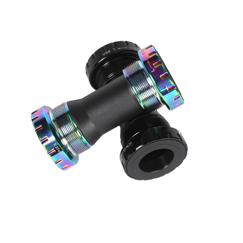 Rainbow MTB BB68 BSA68 bsa73 Road bike External Bearing Bottom Brackets 24mm Colorful BB For Shimano GXP Crankset