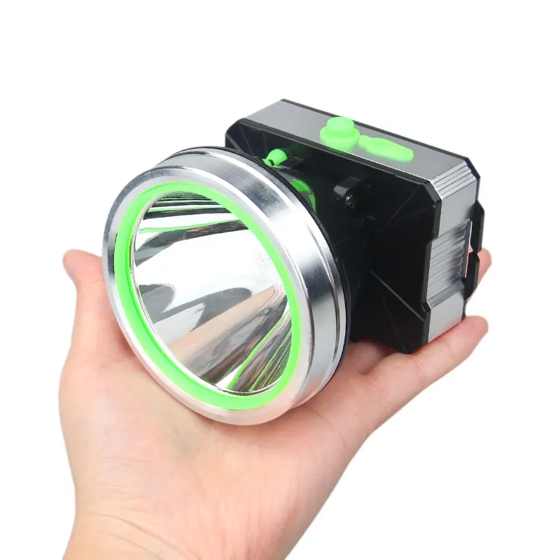 2 modes LED Headlamp Built-in 2800mA Battery Flashlight Camping Hunting Head Torch Work Headlight