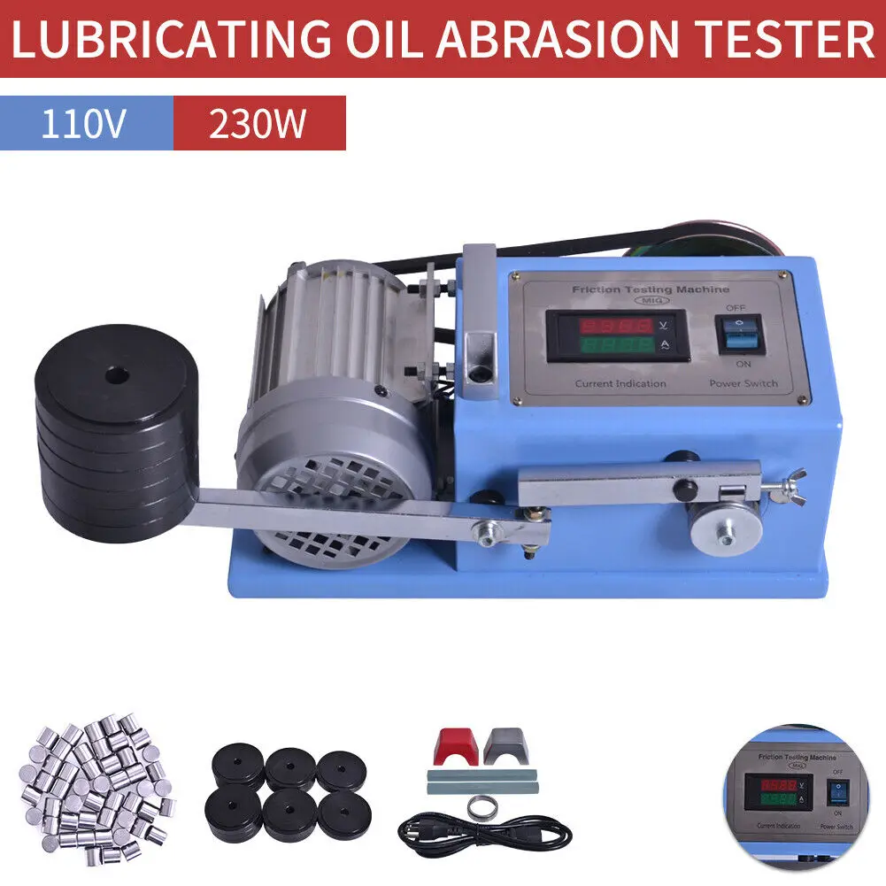 110V/220V Lubricating oil abrasion tester Grease anti wear tester Testing machine Digital display