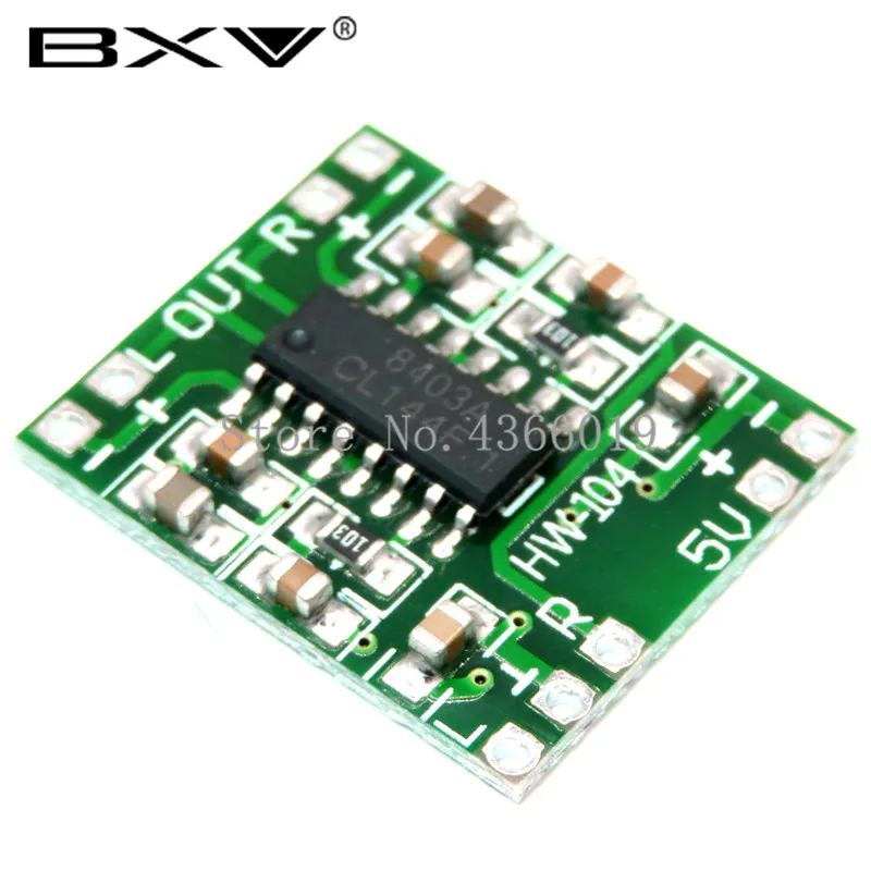 PAM8403 Super Mini Digital Amplifier Board 2 * 3W Class D Digital 2.5V To 5V Power Amplifier Board Efficient