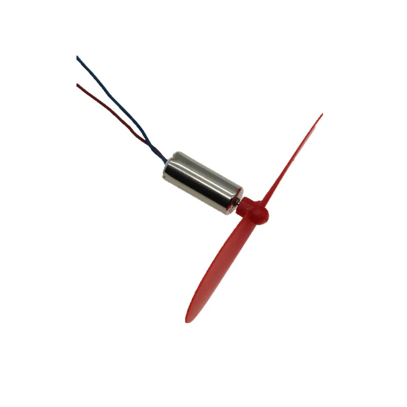 2pcs DC3.7V 7x16mm Coreless Motor with CW/CCW Propeller for Helicopter Aircraft Airplane Model