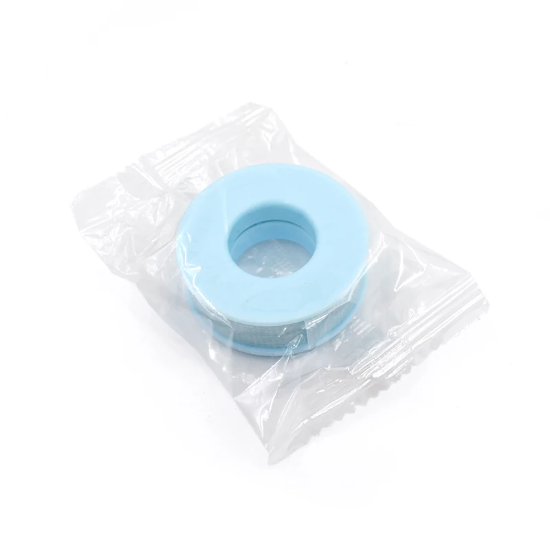 Vlies-Wimpernband aus Silikongel, atmungsaktiv, empfindlich, beständig, mikroporös, blau/rosa, Augenpolster, Wimpernverlängerungswerkzeuge – Detail 2